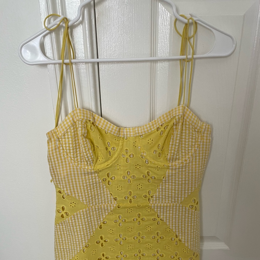 For Love & Lemons Picnic mini dress